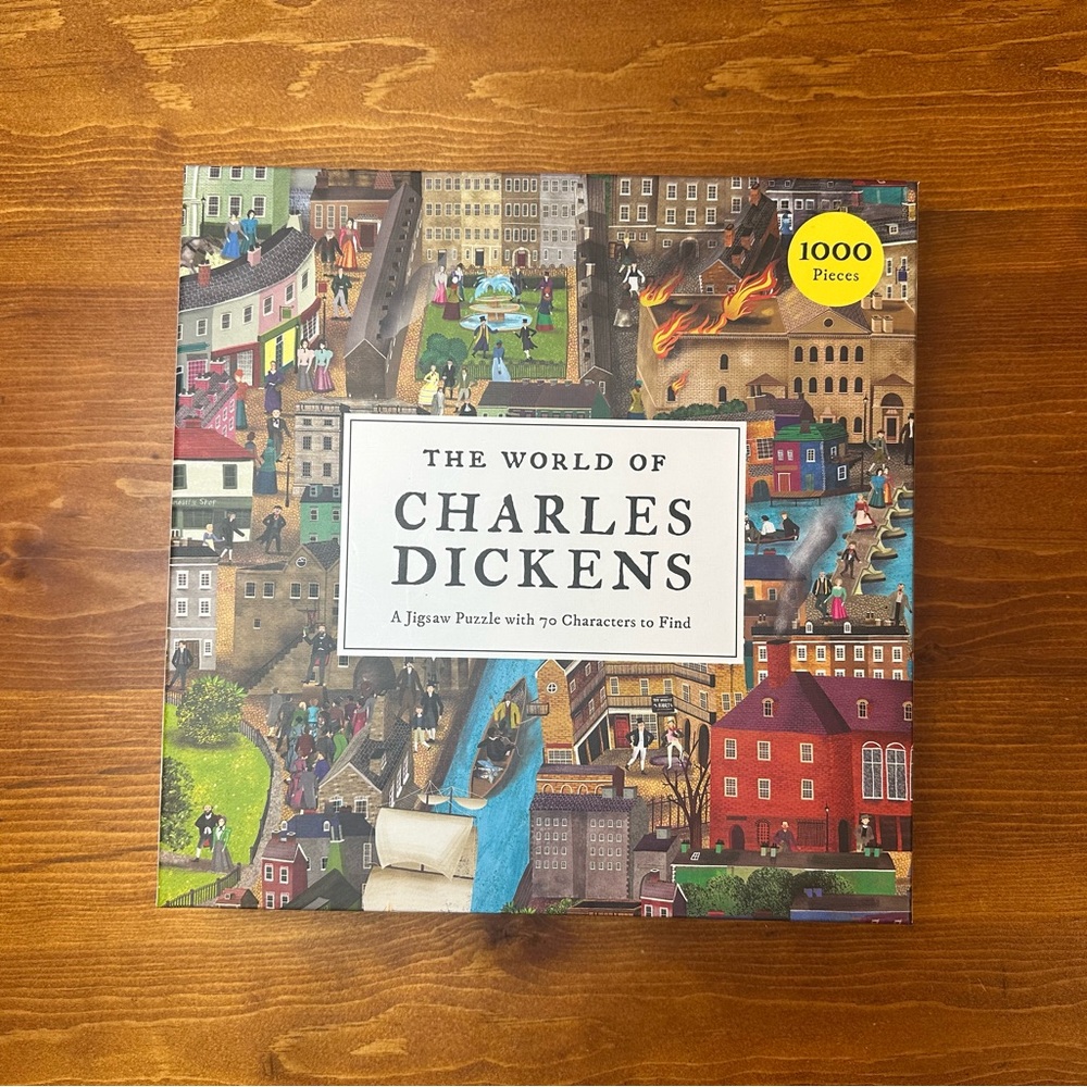 New The World of Charles Dickens 1000 Piece Jigsaw Puzzle Find Characters Poster
